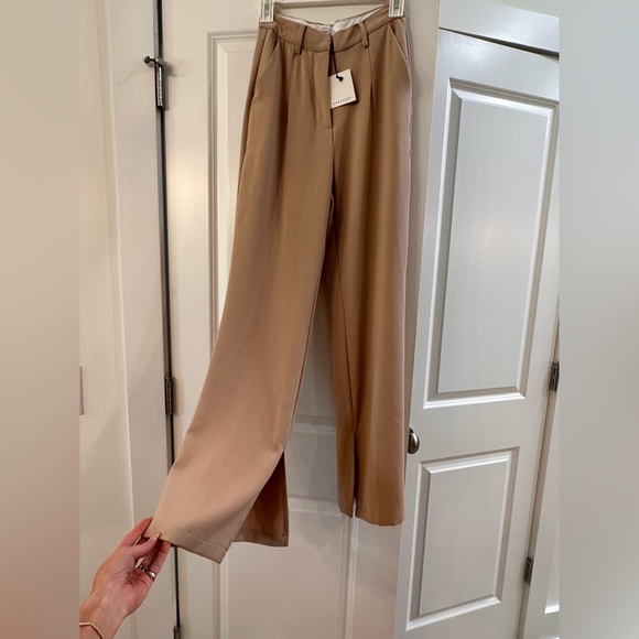 Wide leg Trousers with split hem - Picture 5 of 7